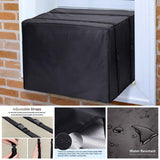 Cheers.US Window Air Conditioner Cover Outdoor, Outside Window AC Unit Cover Black Dust-Proof Waterproof AC Cover Outdoor Window AC Protection Cover 16.93" x 13.39" x 12.6" Black