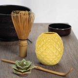 WHAMVOX Yellow Pineapple Tea Cookie Jar Storage Container for Fruit and Travel Kitchen Use