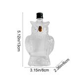 Darzheoy Wolf Whiskey Bottle, Funny Wolf Whiskey Bottle, 3D Wolf Shape Glass, Wine Decanter for Men Dad, Home Bar Dachshund Lover Decor F
