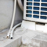 HOOWIFFY Air Conditioner Drip Pan Set with Plastic Drain Tray and Hose, Efficient Water Catcher for AC Units