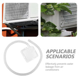 HOOWIFFY Air Conditioner Drip Pan Set with Plastic Drain Tray and Hose, Efficient Water Catcher for AC Units