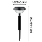 Darzheoy Solar Outdoor Lights, Solar Pathway Lights Outdoor, Solar Powered Garden Yard Lights for Walkway Sidewalk Driveway, Maintain 10 Hours of Lighting (2 Pack) 2 Pack Black