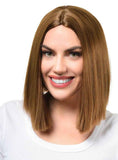 Natural Brown Womens Deluxe Heat Resistant Bob Costume Wig