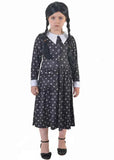Wednesday Addams Girls Halloween Costume and Bag