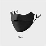 2 pack UV Face Covering UPF 50+ Women Breathable Mask Sun Protection Reusable Outdoor, Protection Golf Sports Face Mask for Women (black)