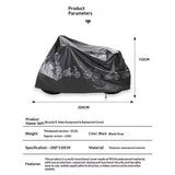 Bike Bicycle Cover Waterproof Dustproof- Bike Cover for 1 Bikes, Indoor and Outdoor Use, Bike Cover Rain Sun UV Wind Snow Proof Resistant (Black 350g)