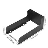 Outdoor Black Doorbell Rain Anti-Glare Cover, Steel Weather-Blocking Camera Cover Glare Sun Shade Protection for Most Video Doorbells