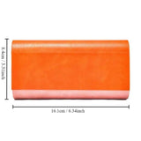 Glasses Case for 2 Storage Portable Compact Slim Two-Piece Soft Case Hard Case, Sunglasses Box Large Capacity Eyeglasses Holder Women