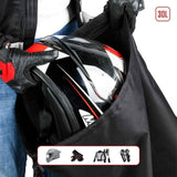 Motorcycle Helmet Bag Helmet Storage Bag with Combination Lock Waterproof Lightweight Durable polyester Helmet Bag for Motorcycle Riding Bicycle,Black