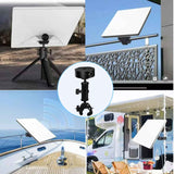 Adjustable Roof Rack Pole Mount Kit , Compatible with Original Pipe Adapter, Accessories for Roof or Pole Installation, Durable Outdoor Mounting Solution