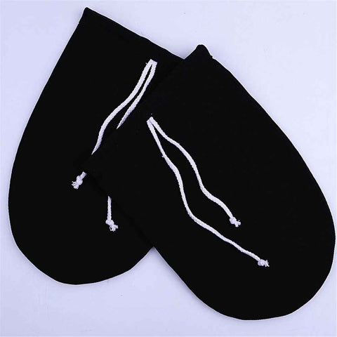 4 Pcs Cast Sock for Leg Foot Cover Below Knee Sleeve Adjustable Drawstring Cast Wound Protector for Men Women Foot Leg Ankle(14.5 x 9.84 In,Black，2 pairs)