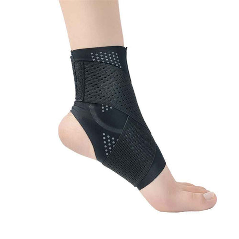 1 Pair Adjustable Compression Ankle Brace for Sprained Ankle, Strong Support & Breathable Ankle Support for Injury Recovery, Joint Pain, Swelling, Man & Women（L (sizes 39-43)）