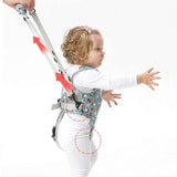 Baby Walker, Handheld Kids Toddler Walking Harness Helper Assistant Protective Belt Child Activity Walker Adjustable Standing Up Walking Learning Helper for Toddler 8-24 Month (Blue & Grey)