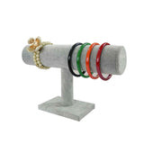 2 pack Covered Wood Jewelry Display, Jewelry Stand, Bracelet Holder Display, Watch Stand, Bracelet Stand,（ oniy 2 box）
