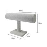 2 pack Covered Wood Jewelry Display, Jewelry Stand, Bracelet Holder Display, Watch Stand, Bracelet Stand,（ oniy 2 box）
