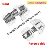 2 PCS Cabinet Hinges Heavy Duty Lid Stay Hinges, Soft Close Lid Hinge, Furniture Door Lift Stay Support Hinge