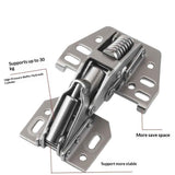 2 PCS Cabinet Hinges Heavy Duty Lid Stay Hinges, Soft Close Lid Hinge, Furniture Door Lift Stay Support Hinge