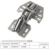 2 PCS Cabinet Hinges Heavy Duty Lid Stay Hinges, Soft Close Lid Hinge, Furniture Door Lift Stay Support Hinge