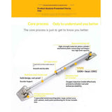 2 Pack 100N/22LBS Drop Down Gas Struts for Drop-Front Desk Downward Slowly Such as Fold-Down Desk, Flap Lid