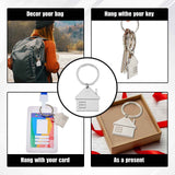 15pcs House Key Chain House Shaped Pendant Keychains Home Keychain Set Cute Home with Window Key Charm Metal Keyring Gift