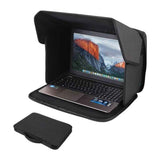 Laptop Sun Shade,Laptop Sun Glare Shield Privacy Screen Hood Laptop Sunshade Bag for Working Outside Outdoor Foldable Laptop Shield Cover Outside（L）