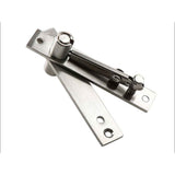 Heavy Duty Pivot Hinge for Wood Door - Stainless Steel Hidden Door Hinge for Secret Door, with 360 Degree Rotation, Invisible Pivot Door Hardware for Bookshelf.