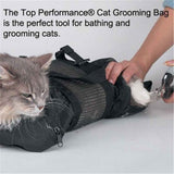 Cat Grooming Bag - Pet Carrier Grooming Bags Make Washing, Bathing, Nail Trimming, & Medication Delivery Simple, Safe & Easy | The Perfect Tool to Harness Cats Small, Medium, or Large.