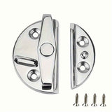Marine Grade 316 Stainless Steel Turn Twist Button Door Catch Latchfor Door Cabinet Marine Boat Door Catch Latch 316 Stainless Steel Door Latch Round Twist Lock Suit for Boat