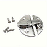 Marine Grade 316 Stainless Steel Turn Twist Button Door Catch Latchfor Door Cabinet Marine Boat Door Catch Latch 316 Stainless Steel Door Latch Round Twist Lock Suit for Boat