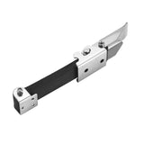 2 PCS Heavy Duty Premium SUS304 Stainless Steel Rubber Flexible Black Draw Latches Buckle (Style 3)