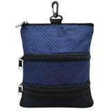 Golf Tee Bag - Store Your tees, Golf Balls, scorecard, and Pencil. Great Gift for Golfers! 2pcs（Only a single storage bag）