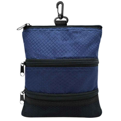 Golf Tee Bag - Store Your tees, Golf Balls, scorecard, and Pencil. Great Gift for Golfers! 2pcs（Only a single storage bag）
