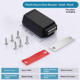 Heavy Duty Push to Open Door Latch, 10 Pack Black Magnetic Push Latches, Hidden Push Touch Latch Hardware for Push to Open Cabinet, Magnetic Door Catch for Drawer Wardrobe Door