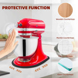 Mixer Slider Compatible with Kitchen aid Bowl Lift 4 .5-5 Qt Stand Mixer Pine Wood - Kitchen Countertop Storage Mover Sliding Caddy for Kitchen Aid 4 .5-5 Qt Mixer (4 .5-5 Qt - Black)