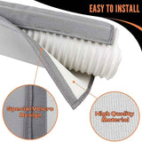 Portable AC Hose Insulation Sleeve, Air Conditioner Hose Cover Wrap, Fits 5" & 5.9" Diameter Exhaust Hose, Easy Installation AC Duct Insulation Wrap, Light Gray