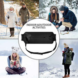 Football Hand Warmer Pouch Reusable Hand Warming Muff with Zipped Pocket and Adjustable Strap for Cold Weather, Hand Warmer Bag for Football, Baseball, Hiking, Camping