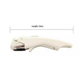 Removable Pan Handle,Anti-Scald Detachable Pot Handle for All Cookware Pan & Pot for Pots and Pans Fits All Cookware（milky white）Button type