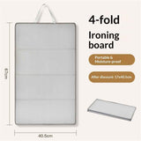 Four fold hanging ironing machine, ironing pad, household steam electric iron, ironing board, household dormitory ironing board, hanging style learning
