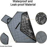 Hexagon Washable Liner for Small Animal Playpen, Portable Reusable Guinea Pig Playpen Pad Hamster Cage Pee Pad Super Absorbent Indoor Waterproof Anti-Slip for Rabbit Bunny (Grey M)