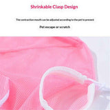 2pcs Cat Bathing Bag Anti-Bite and Anti-Scratch Cat Grooming Bag for Bathing, Nail Trimming, Medicine Taking,Adjustable Multifunctional Breathable Restraint Shower Bag(Pink)