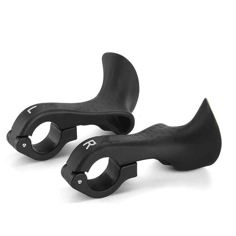 Bike Handlebar Ends Ergonomic No-Slip  Mountain Bike Road Cross-Country Bicycle Handlebar Extender Bar Ends Suitable for 21.8-22.2mm Handlebar