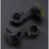 Bike Handlebar Ends Ergonomic No-Slip  Mountain Bike Road Cross-Country Bicycle Handlebar Extender Bar Ends Suitable for 21.8-22.2mm Handlebar