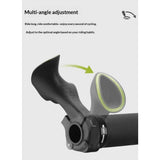 Bike Handlebar Ends Ergonomic No-Slip  Mountain Bike Road Cross-Country Bicycle Handlebar Extender Bar Ends Suitable for 21.8-22.2mm Handlebar
