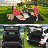 Car Boot Liner Protector - Nonslip Waterproof Pet Dog Back Seat Cover - Durable Washable Cargo Cover Mat Travel, Universal for Medium Small Car SUV (black)