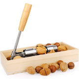 Nutcracker Heavy Duty Nut cracker Pecan Cracker Walnut Cracker Tool with Wood Box Bowl, Pecans, Hazelnuts