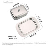 Butter Dish with Lid and Butter Spreader,Butter Dish Size Perfect for Butter Stick,Multi-Purpose Serving Food Dish Tray Kitchen Gadgets