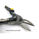 10 Inch Aviation Tin Snips, Cr-Mo Aviation Snips for Cutting Metal Sheet, Heavy Duty Sheet Metal Cutter Shear, Straight Cut, High Leverage Aviation Snip,