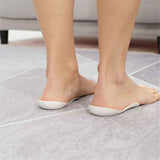 Shoe Pads 1 Pair Arch Support Inserts Plantar Insoles for Flatfoot Corrector Shoe Pads with Hole (White) Heel Spurs Insoles（L）