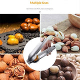 2pcs Stainless Steel Chestnut Cutter Tool Chestnut Opener Tool Chestnut Open Clip Chestnut Knife Chestnut Cracker Tool Chestnut Peeler Nut Cutter