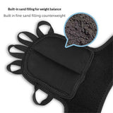 1 Pair Weighted Gloves for Tremors,Hand Weights for Fine Motor Skills,Aids to Provide Hand Stability and Improve Hand Dexterity,Writing Weights & Hand strengthening Tool(Black)